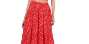 Ladies Polka Overlapped Co-ord Set