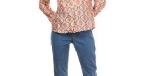 Ladies Printed Floral Shirt