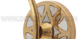MOP Inlay Brass Wall Hook