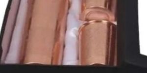 Copper Water Bottle with Glass Set