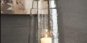 Fancy Glass Candle Holder