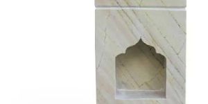 Katni Marble Tulsi Stand Pot