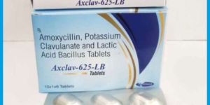 Amoxicillin 500 mg with Potassium clavulanic 125 mg +Lactic bacillus Tablet