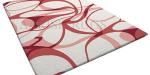 check modern abstract pattern 100% handmade high quality woolen rug