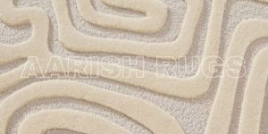 Cut and Loop Floor 100%hand tufted woolen rug