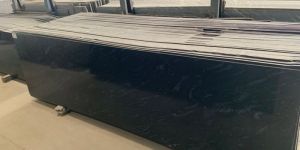 Fish Black Granite Slab