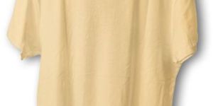 Kids Cotton Beige Round Neck T-Shirt