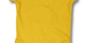 Yellow Cotton Kids Rompers