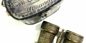 Nautical Floral Brass Binocular