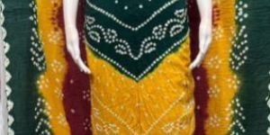Ladies Bandhani Dress Fabric
