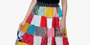 Patchwork Mini Skirts