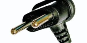 Two Pin Power Cord- angled