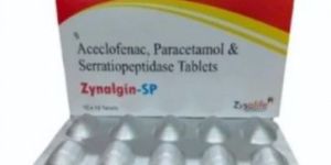Aceclofenac Paracetamol Serratiopeptidase Tablet