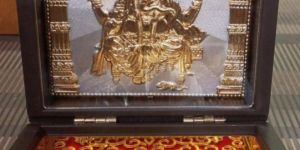 999 Silver Gods Ganesh Ji Charan Paduka Momento