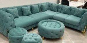 L Shape Quilting Sofa