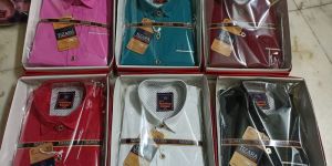 Kids Fancy Boxed Plain Shirt