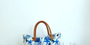 Set of 2 Canvas Beach Bags