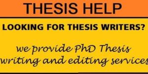 Thesis Writing Services
