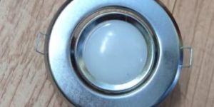 Round LED Downlight in Iron 3 Volt