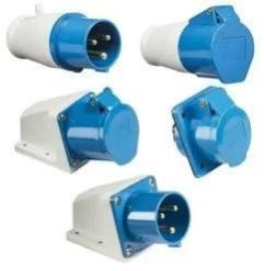 Blue 240V 16 AMP 3 Pin Industrial Plug & Sockets IP