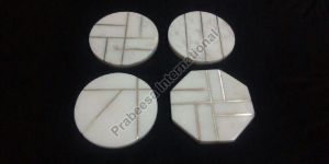MARBLE INLAY COASTER