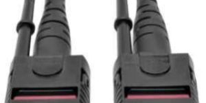 12 Fiber Mpo Trunk Cable Female Push-Pull Om4 Multimode Pink Color Cable