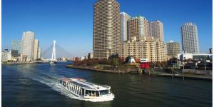 3D City Printed Customized Wallpaper