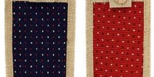 Jute Wine Bottle Gift Bag