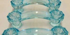 Green Glass Door Handle