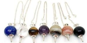Agate Crystal Ball Pendulum