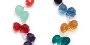 Onion Shape Gemstone Beads