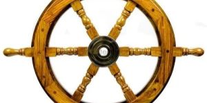 Wooden Ship Wheel
