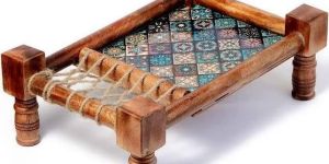 Wooden Serving Khatiya