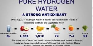 Antioxidant Hydrogen Rich Water