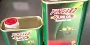 Olive Oil Printed Tin Can