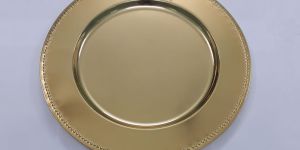 Designer Gold Charger Plate