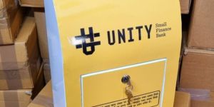 Unity Small Finance Bank Metal Cheque Drop Box