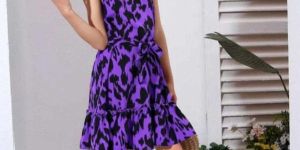 Butter Silk Knee Length Printed Midi Dress