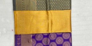 Traditional Kanchipuram Pure Jari Weaving Saree