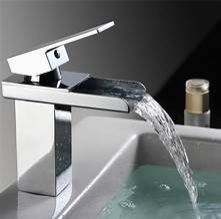 Waterfall Bathroom Sink Faucet