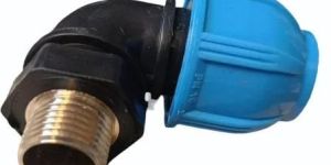 PP Compression Male Threaded Elbow