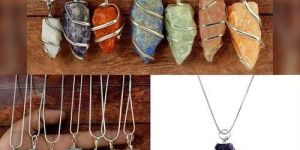 Natural Raw Stone Pendant