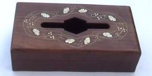 Wooden Tissue Box