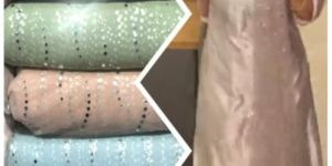 Polyester Glitter Net Fabric