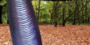 Solid Ribbed Flower Vase