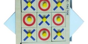 Wooden Tic Tac Toe Game
