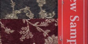 Spun Cotton Pure Zari Brocade Weaving Fabric 04