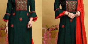 Rayon Stitch Dress Material