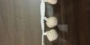Hand Crochet Pom Pom Lace