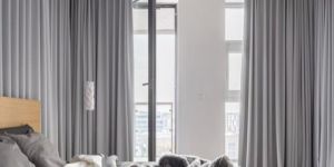 Plain Bedroom Curtain